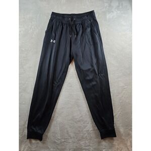 Under Armour HeatGear Tech Pants Joggers Womens Small Black Athleisure